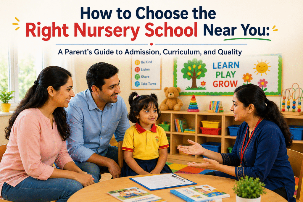 How to Choose the Right Nursery School Near You: A Parent's Guide to Admission, Curriculum, and Quality