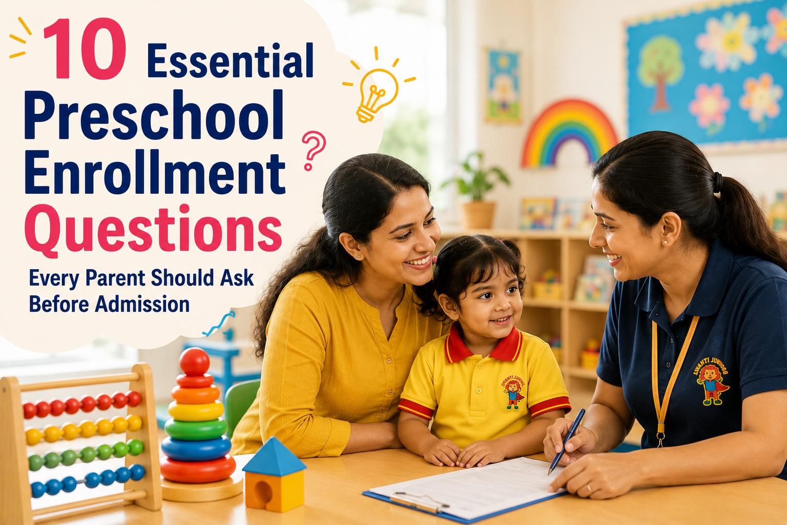 10 Essential Preschool Enrollment Questions Every Parent Should Ask Before Admission