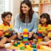Preschool children learning in a structured, nurturing environment that builds their future foundation